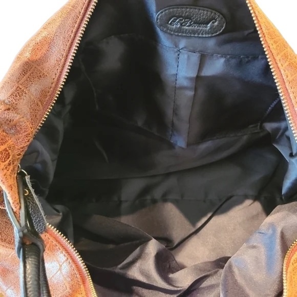 Lola Bernard Moderna Rust Croc Embossed Leather Purse - Picture 10 of 11